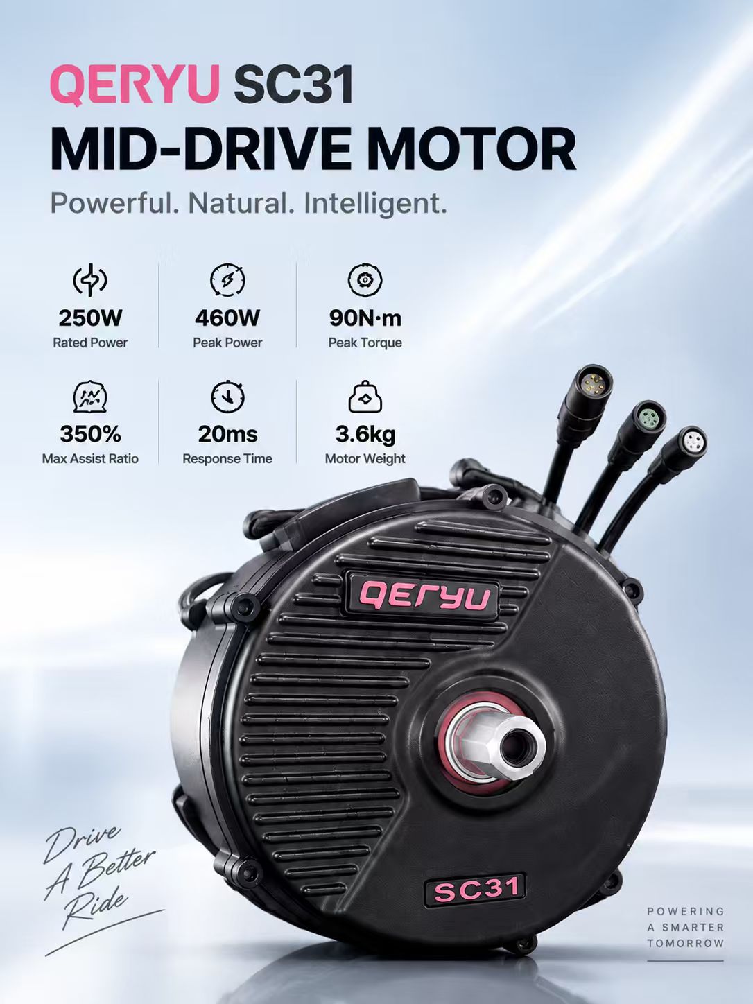 QERYU SC31 mid-drive motor